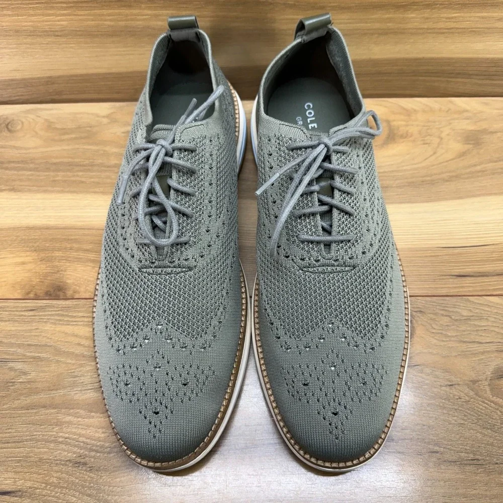 Cole Haan Original Grand Remastered Stitchlite Mens 12 M Sage Business Casual